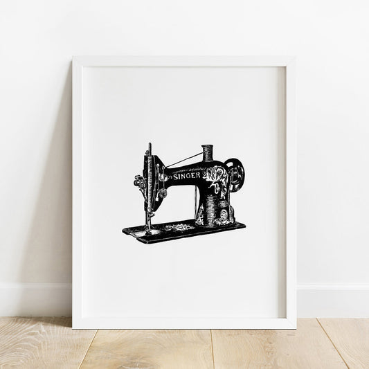 Sewing Machine Print