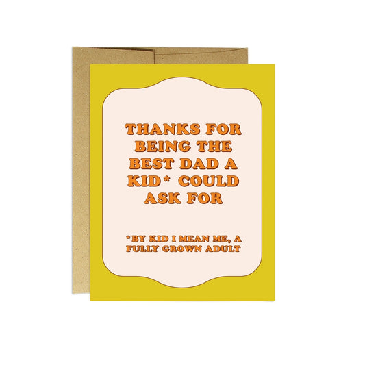 Party Mountain Paper Co. - Best Dad Father's Day Card