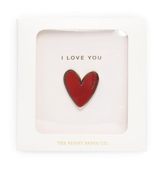 I love you | Enamel Pin Boxed Gift Set