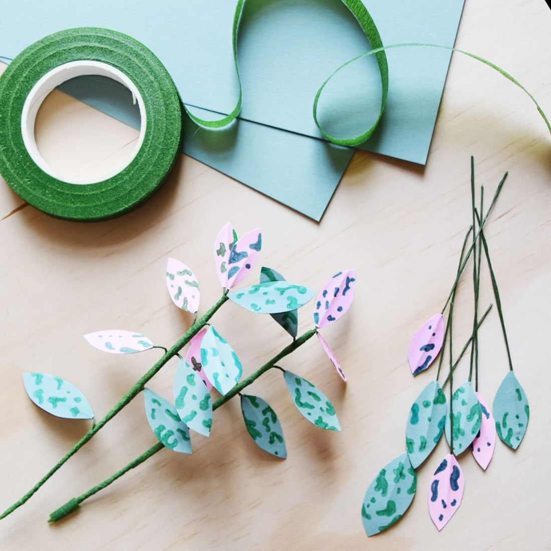 Paper Polka Dot Plant Box Kit