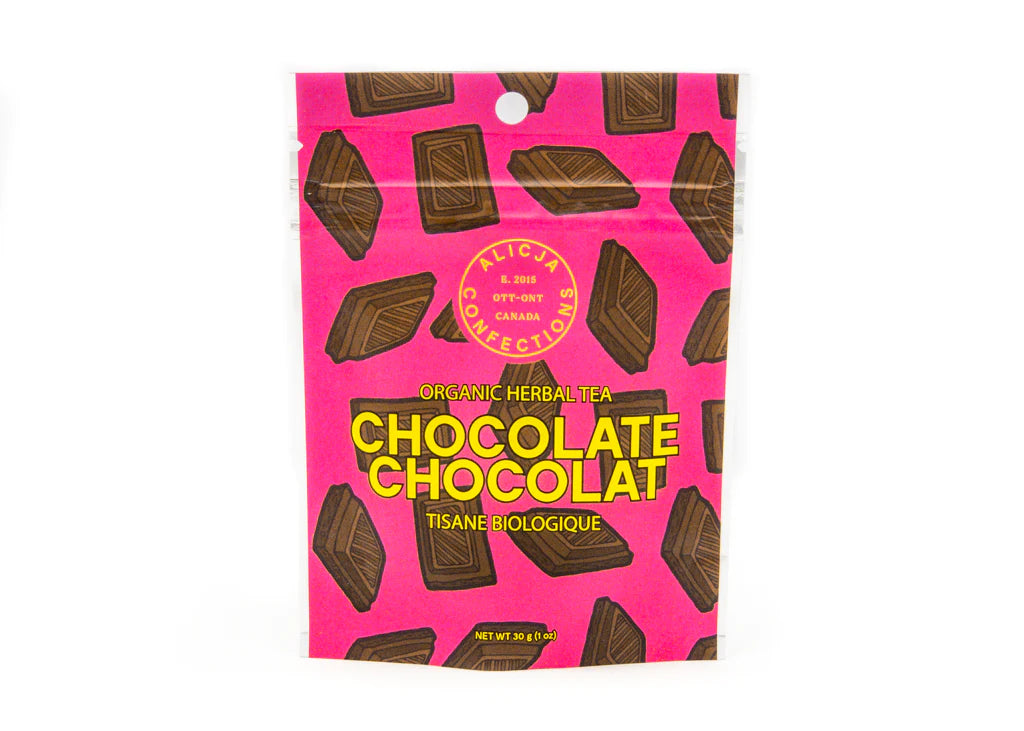 Chocolat • Tisane en feuille au chocolat